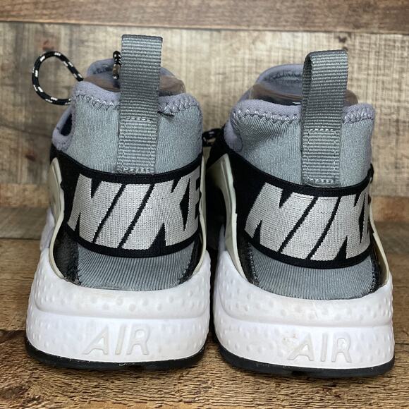 Nike Air Huarache Run Ultra Running Shoes Black Gray Size 7.5 - Picture 7 of 11